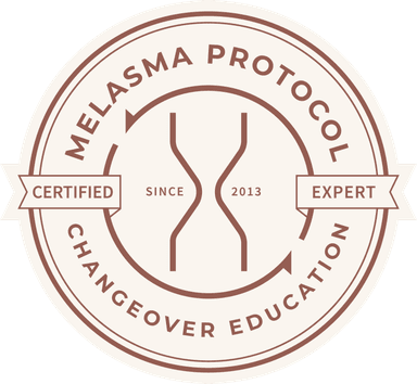 Selo de certificação Changeover no Protocolo Regenerativo do Melasma